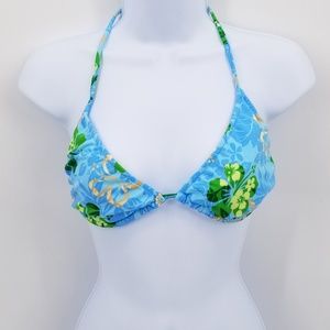 De La Mer Swimwear Bikini Top Triangle Cups